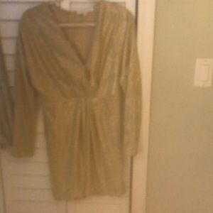 Gold Lame’ dress
